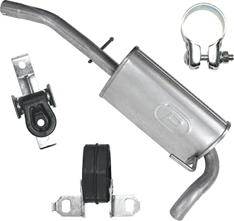 Polmo Endtopf Auspuff für Seat Arosa 1 I VW Lupo 1 I 1.0 1.4