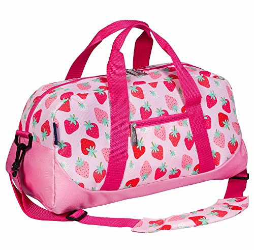 Wildkin Unisex Kids Duffel Bag Strawberry Patch One Size Duffel Bag