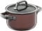 WMF Fusiontec Mineral Kochtopf klein 16 cm, Glasdeckel, Fleischtopf Induktion 1,3l, High-Tech Keramik, backofenfest, kratzfest, Made in Germany, spülmaschinengeeignet, Rose Quartz