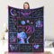 LDFHOIN Geschenke Kuscheldecke mit Spruch Deutsch für Tochter, Geburtstagsdecke mit Positiv Ermutigen Eltern für Tochter Briefdecke, Flanelldecke Flauschige Personalisierte für Mädchen 150x200cm