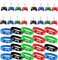 SUPRBIRD 45 Pezzi Portachiavi Joystick Gamepad Braccialetto Braccialetti Videogiochi Silicone per Feste di Giocatore Portachiavi, Bambini Feste di Compleanno Regalo
