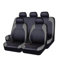 VENYAA Auto Set Coprisedili per Opel Corsa F/Corsa-e MJ22/Corsa Edition/GS Line 2019-2023, 9 Pezzi Pelle Traspirante Impermeabile Coprisedili Auto Protezioni Sedile Accessori,Grey