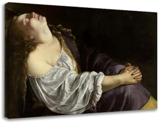 „Maria Magdalena in Ekstase“ Berühmte Gemälde Kunst druck auf Leinwand Ölgemälde-Reproduktionen Leinwand-Wandkunst für das moderne Wohnzimmer 80 x 104 cm gerahmt