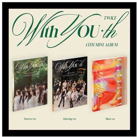 TWICE [WITH YOU-TH] 13th Mini Album (FOREVER Ver.+Store Gift Photo Card) K-POP SEALED