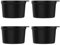 4 moules et couvercles de rechange for crème glacée, 20cc, for machine à glace KitchenAid, fixation de râpe à fromage