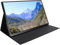 Plyisty Portable Monitor, 18.5 Inch 1920x1080 Laptop Display, with Adjustable Stand and Expandable Hole, 2 USB Type C Port, for Switch Gaming Devices
