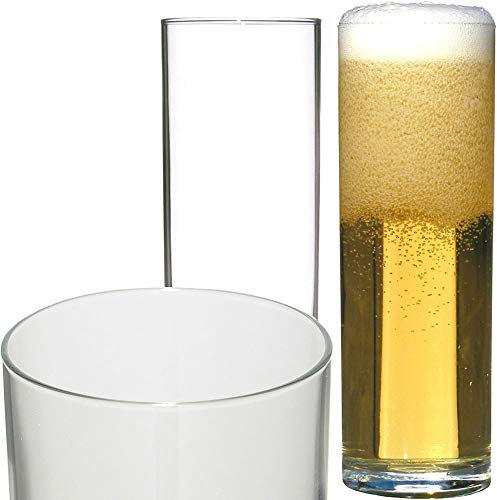 Kölner Stange 24 cl 151 mm Kölschglas, Veredlerqualität, 0,2 Liter ohne Füllstrich, 4 Stück