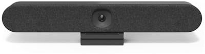 Logitech 960-001577 Rally Bar Huddle 4K UHD All-in-One Video Conferencing System – 4K PTZ Camera, Built-in Speaker & Microphones, WIFI, Bluetooth, GbE, CollabOS, PC/MAC - Graphite (New)(Renewed)