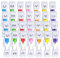 Chostky 28PCS Sand Timer Hourglass, 2 Minutes Sandglass Sand Clock Time Tooth Brushing Sand Timers Set Toothbrush Timer for Kids Classroom Game Home Kitchen Office, 7 Colors