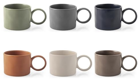 H&h set 6 mug nora colori assortiti cc 300