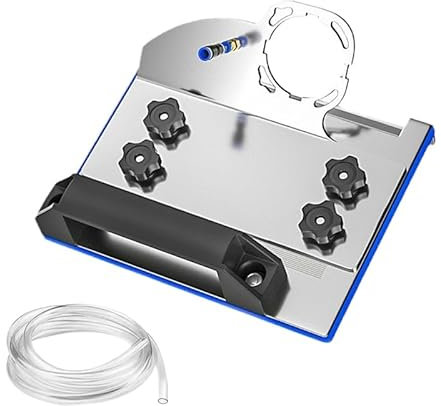 Winkelschleifer Halterung für Fliesen 45°, Winkelschleiferständer Typ 100 Fliesen Gehrungsschneider mit 1m Schlauch Multifunktions Ständer Trennständer Für Angle für Tischler, Fliesen, Gips