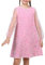 Sunny Fashion Robe Fille Rose Éclat Virer Mesh Manche Longue Élégant Formel Robe Partie 10 Ans