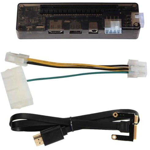 UTHCLO Station Accueil Carte Graphique Pci-e pour Ordinateur Portable Adaptateur Externe Portable sans Installation Support Extension Graphique avec USB Compatible Jeux et Professionnels