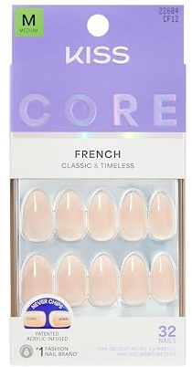 KISS CORE FRENCH NAILS - BURBLE