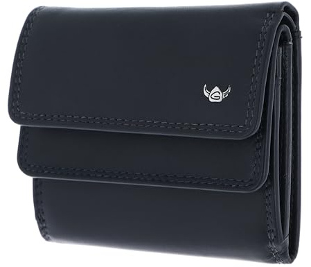 Golden Head Leder Geldbörse Polo RFID Protect Überschlagbörse 1176 Marineblau dunkelblau