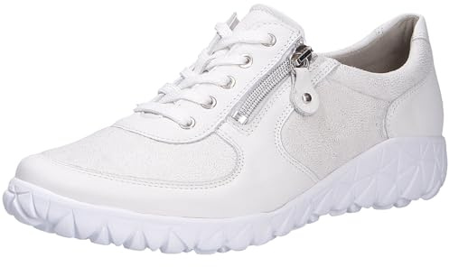 Waldläufer Sneaker OrthoTritt Havy-Soft H89001-246-150, Glattleder mit Stretchmaterial, Weiß, Weite H Weiß