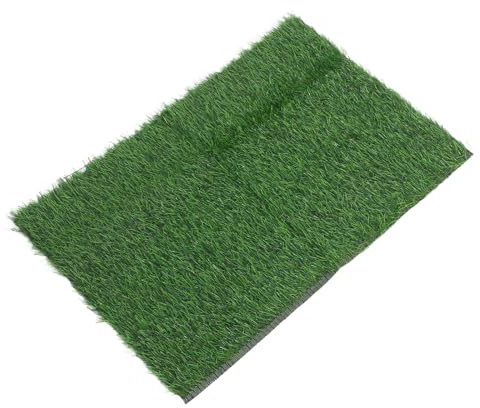 Tofficu Kunstrasen Fußmatte rutschfest Grün Teppich für Badezimmer Wohnzimmer Balkon Dekoratives Gras Teppich Indoor Home Floor Mat mit Natürlichem Look