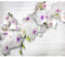 decomonkey - Papier Peint Panoramique Fleurs Orchidée 350x256 cm - Décoration murale moderne – Tapisserie décorative pour chambre salon - Pierre fleurs nature orchidées plantes
