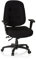 hjh OFFICE 702300 Profi Bürostuhl Zenit XXL Stoff Schwarz ergonomischer Drehstuhl bis 150kg belastbar