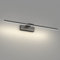 Klighten LED Spiegellampe Bad 60cm, 18W IP44 Spiegelleuchte Bad, Badezimmer Lampe Wand Aluminium Badlampe Badleuchte Wand, 107 LEDs, Natürliches Weiß 4500K, Schwarz