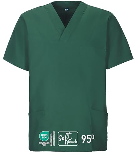 EXNER Unisex Schlupf-Kasack, OP-Kasack, Hosen-Kasack, in 16 Farben lieferbar