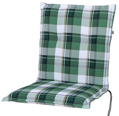 Kettler Polen KETTtex 2397 Auflage Niederlehner Milano grün-weiß kariert 102x49x6 cm Sitzpolster