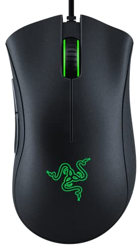 Razer Deathadder Essential - Ratón óptico para juegos de deportes electrónicos, 6400 DPI ajustables (renovado)
