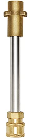 Fai Top Pressure Washer Adapter for Karcher Brass, 1/4'' Quick Connect,Washer Spray Wand Couple, Compatible with Karcher K2, K3, K4, K5, K6, K7 Plug
