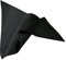 EXNER Hals-Tuch, Schal, Küchen-Krawatte, für Koch, Bäcker, Konditor, Küche, Gastronomie, B 115 x L 75cm x L 75cm, Baumwoll-Mischgewebe, Farbe schwarz