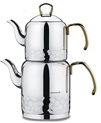 Korkmaz Erna Gold Teekocher Set