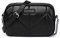 David Jones - Dämen Kleine Umhängetasche - Frau Mini Handtasche PU Leder - Handy Tasche Multi Taschen Reißverschluss - Kette Crossbody Bag Viele Fächer - Abendtasche Clutch Party Elegant - Schwarz
