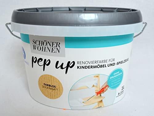 Schöner Wohnen PEP up Renovierfarbe für Kindermöbel und Spielzeug 1 l farblos