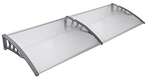 Door Window Awning Canopy, Polycarbonate Cover Front Door Outdoor Patio, UV Rain Snow Protection Shelter,