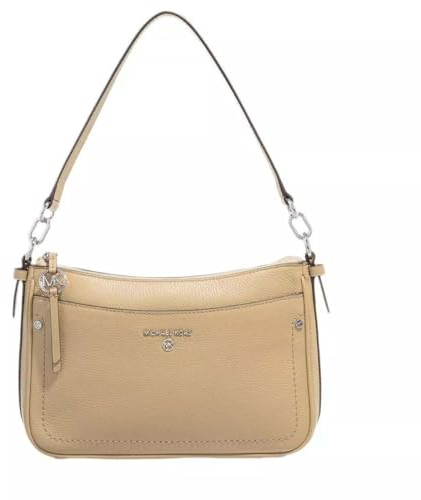 Michael Kors Women Jset Charm Poch Xbody Bag, Kamel