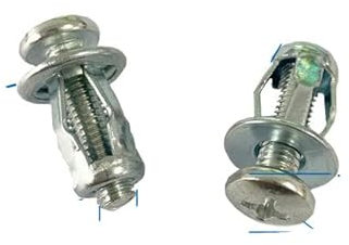 M4 M5 M6 Espansione Morsetto Petalo Rivetto Controdado Bullone Parete Cava Ferro Alluminio Rivetto Pistola Rivettatrice Targa Fissa Per Vite Auto-M6x20 (5Set)