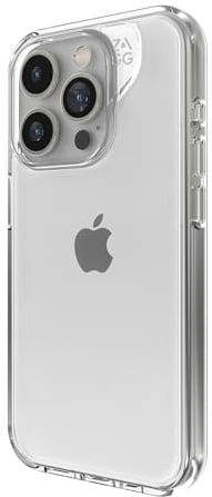 ZAGG Crystal Palace Snap Graphene-Reinforced Case for iPhone 15 Pro [6.1-Inch], MagSafe Compatible, Anti-Yellowing, Shockproof Phone Back Cover (Transparent)