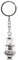 Porte-encens chrétien porte-clés religieux porte-clés bijoux, Argenté., 11.5cm