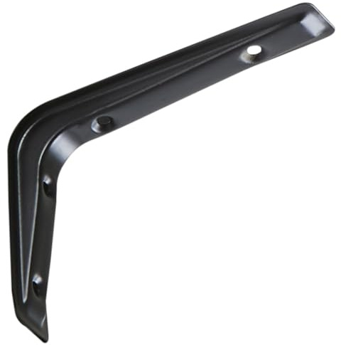 SOTECH Regalkonsole RK15 schwarz 121 x 83 mm | Regalwinkel Regalträger Wandkonsole Regalhalter Konsole Winkel Regalhalterung