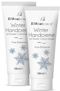 sovita Winter-Handcreme - 2er Pack | Intensive Feuchtigkeit | Nordic Cotton Extrakt
