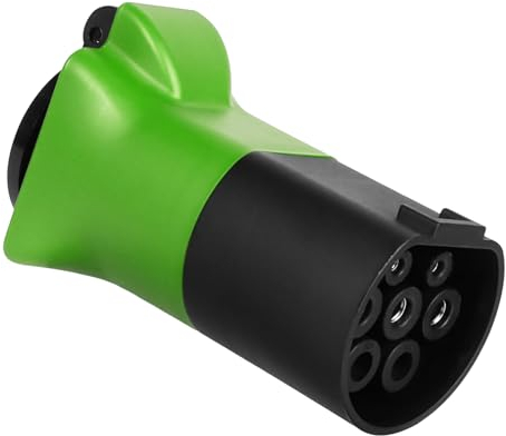 VOBOR Adattatore V2L per EV, adattatore tipo 2 a Schuko, 3,5 KW, 16 A, 220 V, adattatore da veicolo a carico, con MG4, MG5, MG ZS, acqua e antipolvere (verde)
