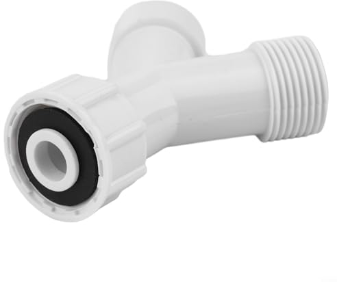 Double Inlet Y Tee Connector for Dishwasher and Washing Machine, Hose Splitter Joiner