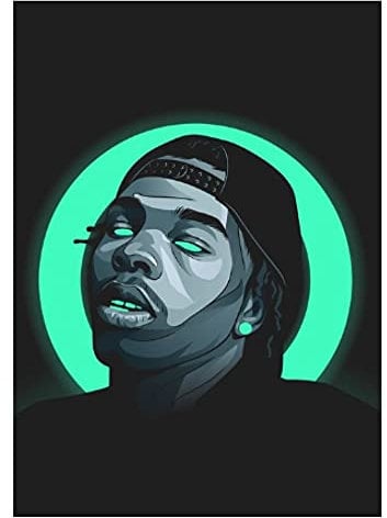 IGHSNZUH Puzzles Für Erwachsene, 1000 Teile, Puzzle, Hip-Hop, Rap, Musik, Sänger, Star, Bilder, Poster, 1000 Teile, Puzzlespiel