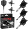 Mission Darts Force 90 | Integriertes präzisionsgeformtes Dart-Flight und Schaftsystem, Packung mit 3 professionellen, sehr langlebigen kombinierten Dart-Flights und Schäften, Standard Nr. 6