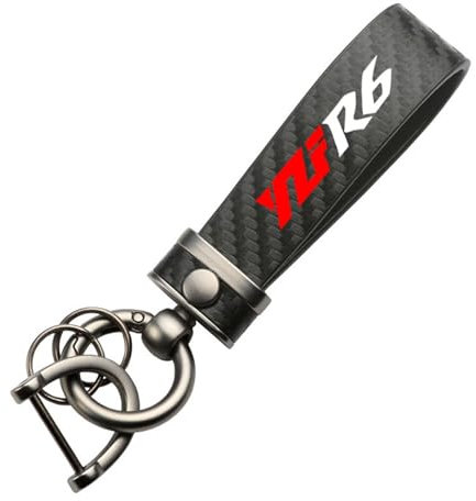 XIXIMOTO Für YZF-R6 YZFR6 YZF R6 YZFR 6 Motorrad Schlüsselanhänger Zinklegierung Kohlefaser Geschenke