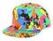 Fresh Prince Snapback Hut Neon 90er Party Cap Kostüm 80er Jahre, mehrfarbig, Einheitsgröße