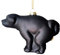 Weihnachts-Hunde-Ornament, Glas geblasen, schwarz, lustiger Labrador, Haustier, Weihnachtsschmuck, Weihnachtsbaumschmuck, Weihnachtsschmuck für Weihnachten, Urlaub, Party, Baumschmuck