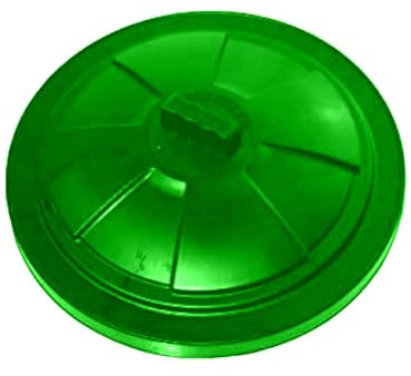Neat. Replacement Lid for 80/85L Garden Bins and Dustbins - Durable Plastic Cover with Secure Fit, Weather-Resistant and Impact-Resistant for Waste Management, Green, Pack of 1