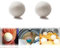 SHUZHENG Lot de 2 balles de séchage en laine réutilisables, adoucissant naturel réutilisable, économise du temps et de l'énergie – Adoucit naturellement les vêtements
