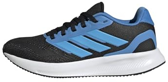 adidas Unisex Kids RUNFALCON 5 Shoes Junior, core Black/Lucid Aquamarine/Lucid Ray Blue, 3.5 UK