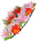 ULTECHNOVO Flores Artificiales para Guirnalda De Flores Conmemorativas Decoración Funeraria con Lirios y Crisantemos para San Valentín
